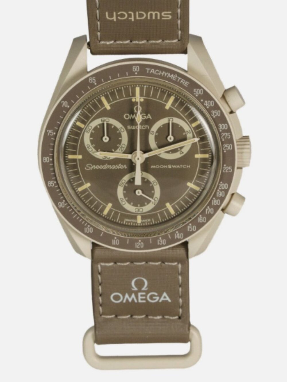 OMEGA x Swatch MoonSwatch Mission on Earth Desert Chronograph Quartz Watch